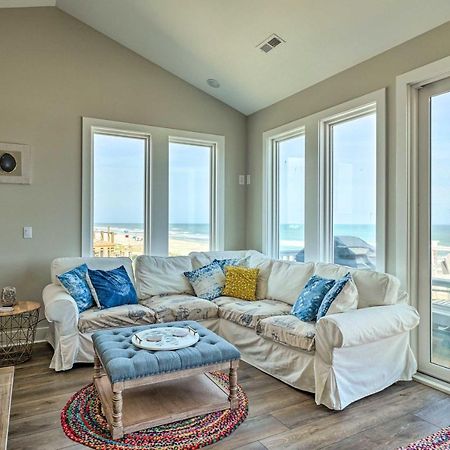 Beachfront Oasis With 2 Large Decks, Bbq And Views! Topsail Beach Exterior foto