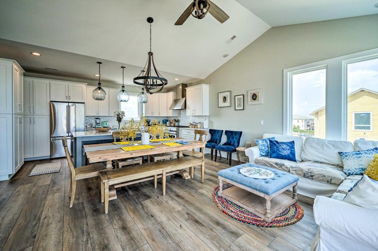 Beachfront Oasis With 2 Large Decks, Bbq And Views! Topsail Beach Exterior foto