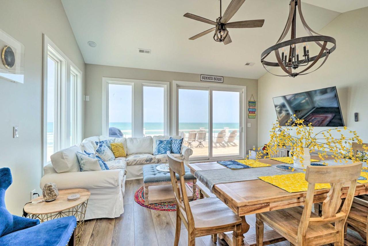 Beachfront Oasis With 2 Large Decks, Bbq And Views! Topsail Beach Exterior foto