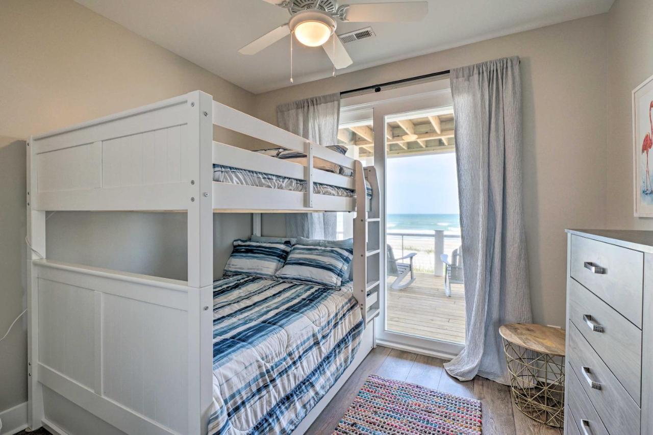 Beachfront Oasis With 2 Large Decks, Bbq And Views! Topsail Beach Exterior foto