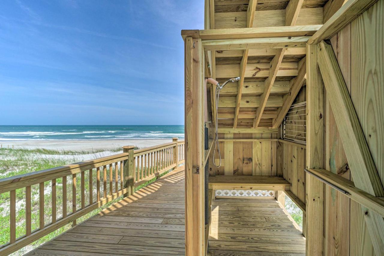 Beachfront Oasis With 2 Large Decks, Bbq And Views! Topsail Beach Exterior foto