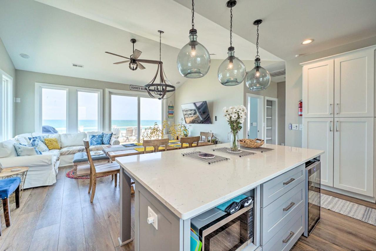 Beachfront Oasis With 2 Large Decks, Bbq And Views! Topsail Beach Exterior foto