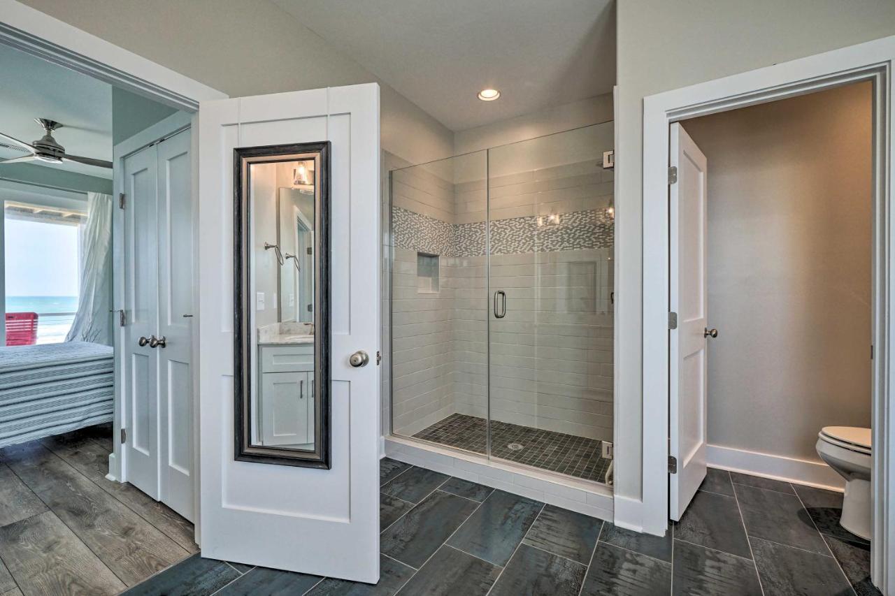 Beachfront Oasis With 2 Large Decks, Bbq And Views! Topsail Beach Exterior foto