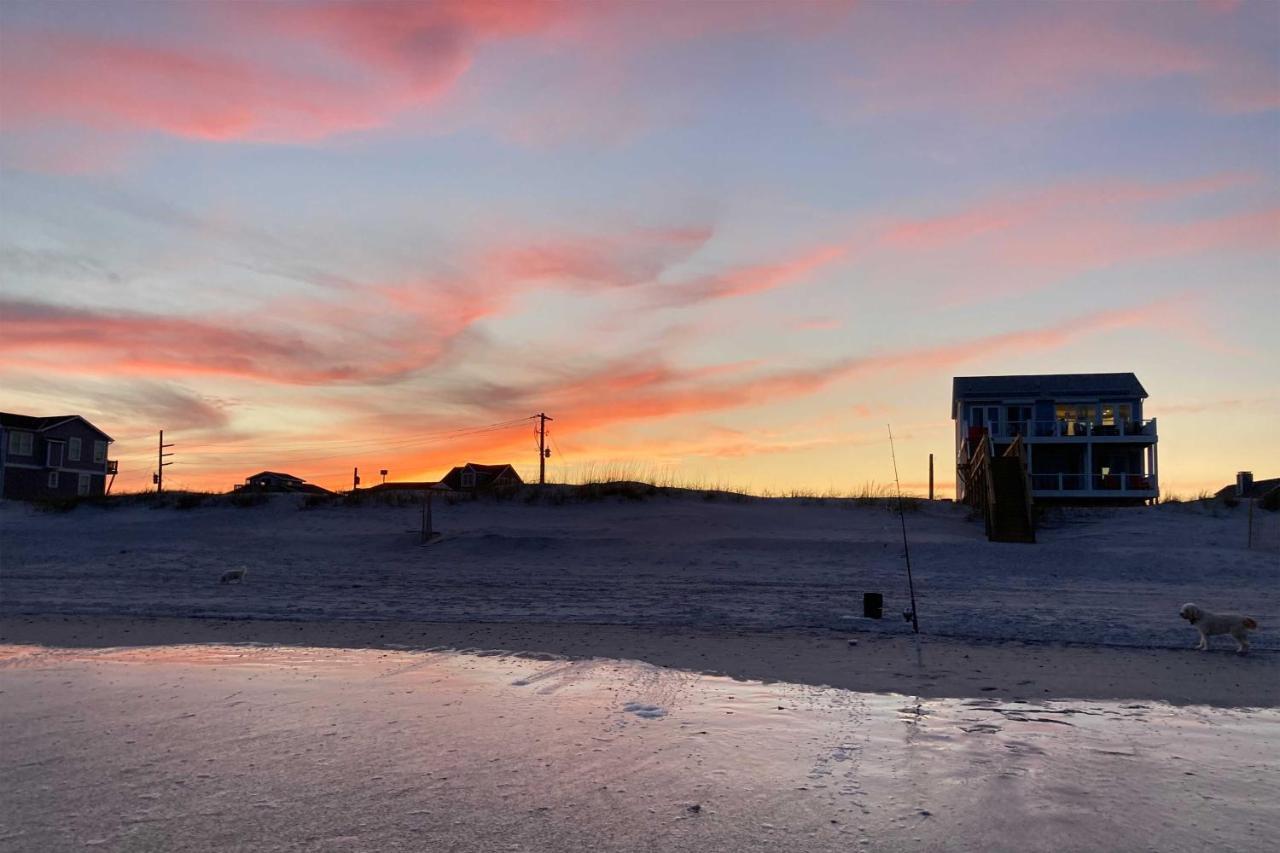 Beachfront Oasis With 2 Large Decks, Bbq And Views! Topsail Beach Exterior foto